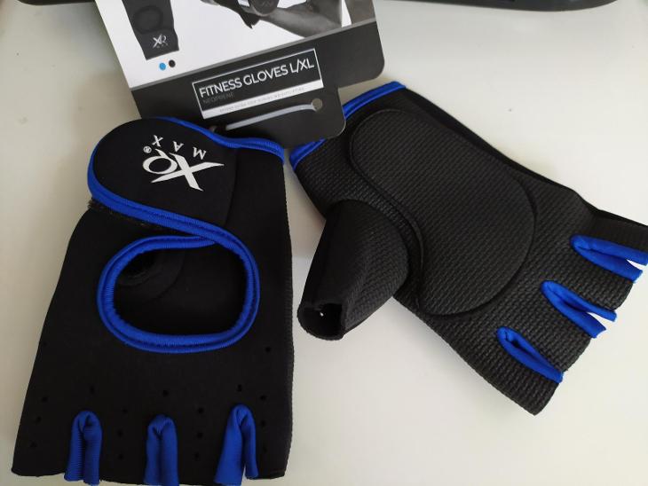 XQ Max Neoprénové fitness rukavice L/XL + dáreček reflexní přívěsek  - Sport a turistika
