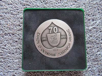 Prodám pamětní medaili Pohraniční stráž 70 let Zákona o ochraně státní