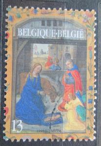 Belgie 1995 Vánoce, umění Mi# 2674 1590