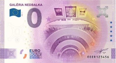 0 euro bankovka EEER 2022-1 GALERIA NEDBALKA