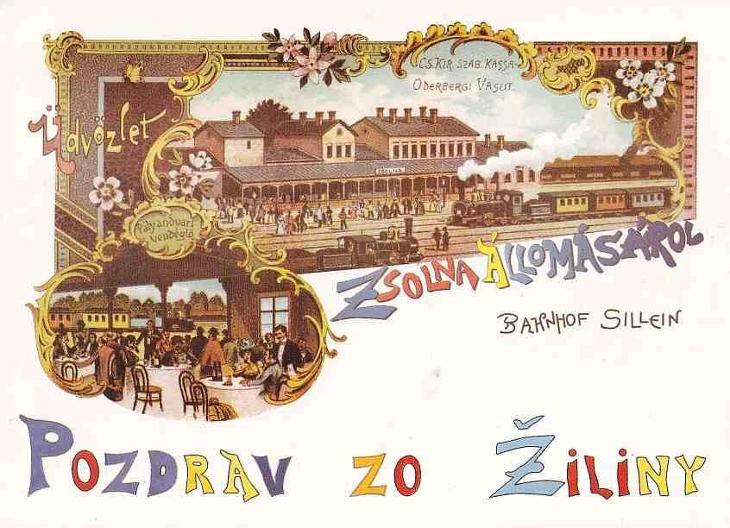 ŽILINA - POZDRAV Z - 323-SQ67 - Pohlednice místopis