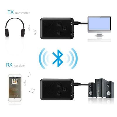 Bezdrátový přijímač - vysílač Bluetooth do televize nebo reproduktoru