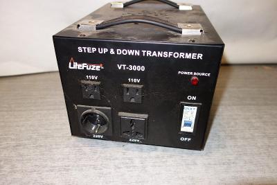 LITE FUZE VT 3000 STEP UP AND DOWN TRANSFORMER