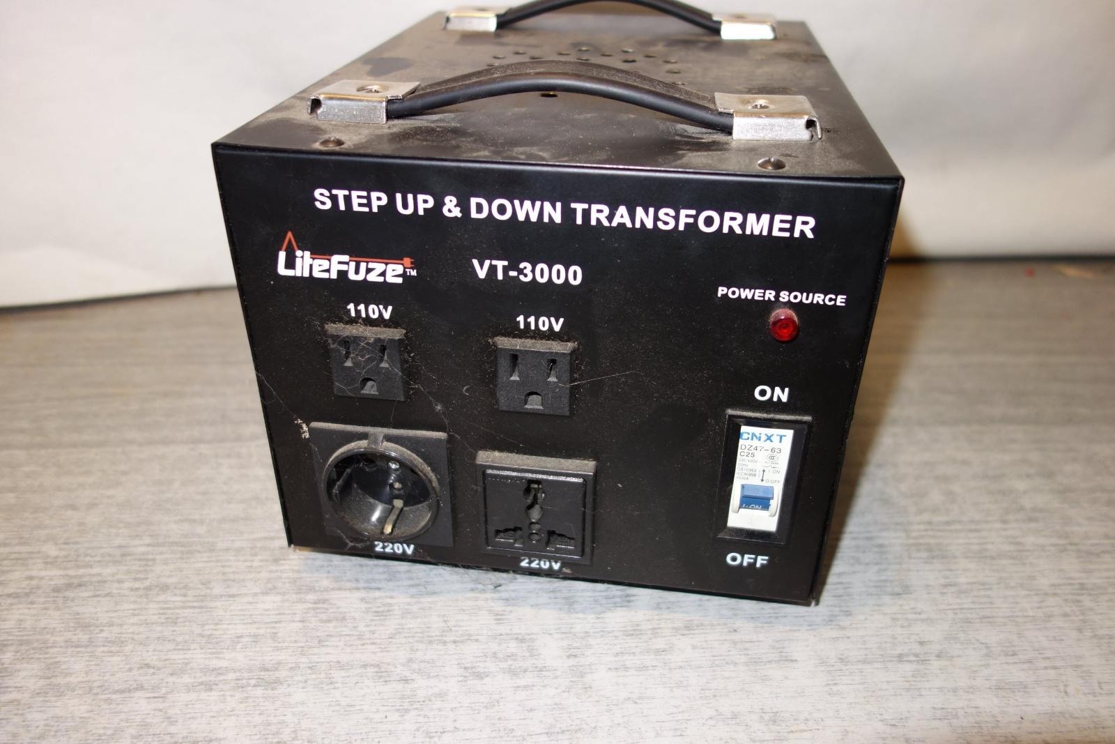 LITE FUZE VT 3000 STEP UP AND DOWN TRANSFORMER - Elektro
