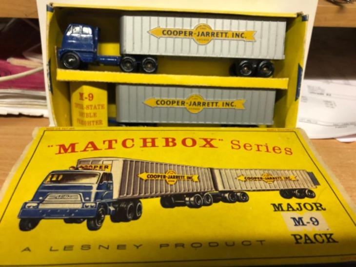 Matchbox RW Major Pack MP 9 Inter State Double Freighter + orig. box!! - Modely automobilů