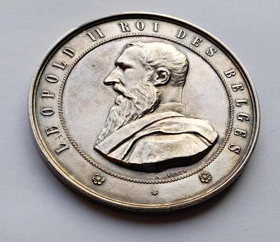 Stříbrná medaile 1888. Na mezinárodní výstavě vědy a průmyslu. Ag