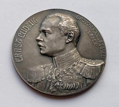 Stříbrná medaile - Na výroční obchodní výstavě 1909. Ag.