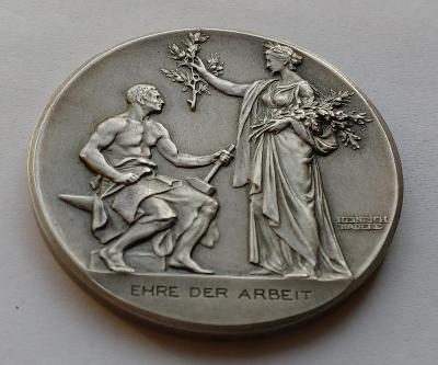 AR  Medaile za zásluhy Bavorského průmyslového svazu. Ag