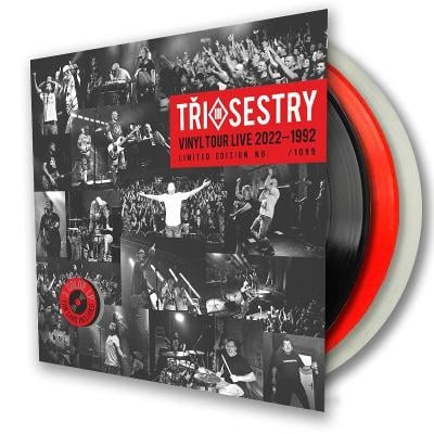 3LP Tři sestry - Vinyl Tour Live 2022-1992,limitovaná edice,zalepené