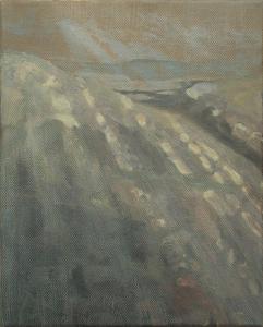 Krajina 24x30 cm, akryl, Jan Tesař