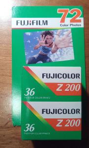 Barevné filmy Fujicolor Z200 - nerozbalé, nález