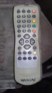 Dálkový ovladač na TV Mascom kolem roku výroby 2000