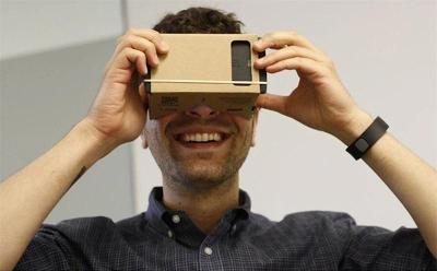 GOOGLE 3D BRÝLE. Google cardboard 3D VR brýle.