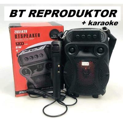 Bluetooth reproduktor + karaoke  *** A K C E ***