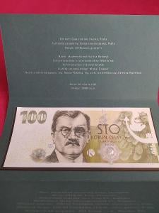 Pamětní bankovka 100 Kč 2022 Karel Engliš 