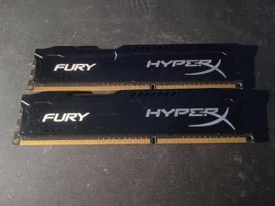 HyperX Fury 8 GB (2x 4 GB) 1866 MHz, DDR3