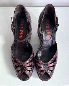 Luxusní vintage sandály Miu Miu vel 36,5