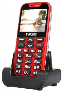 EVOLVEO EasyPhone XD, mobilní telefon pro seniory, nabíjecí stojánek
