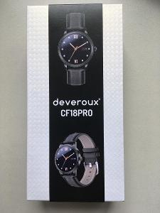 Nové nerozbalené chytré hodinky Deveroux CF18PRO černé