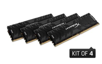Kingston 64GB 2400MHz DDR4 CL12 DIMM (Kit of 4) XMP HyperX Predator