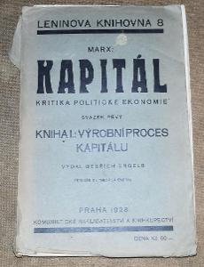 Kapitál 1928 - Kniha I / Leninova knihovna 8 / Marx Engels /komunismus