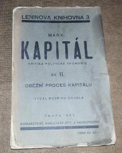 Kapitál II - 1925 / Leninova knihovna 3 /Marx Engels /komunismus