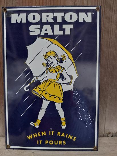 Smaltovaná cedule  Morton Salt