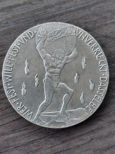 Medaile pamětní 1914 Karl Goetz,40mm,24gramů