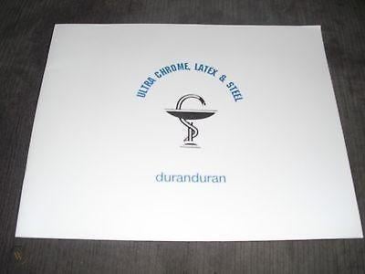 DURAN DURAN - ULTRA CHROME ,LATEX & STEEL / tour book