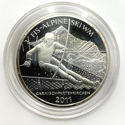 Stříbrných 10 euro - FIS-skialpinistické lyžování 2011 Německo, proof