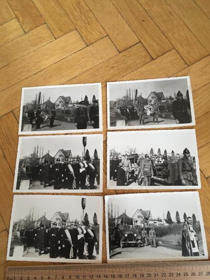 Fotografie 6x armáda 1.sv. válka / vojenský pohřeb