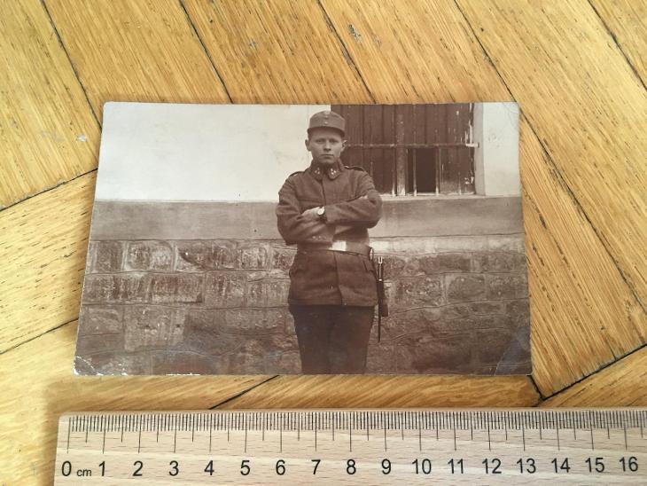 Fotografie, pohlednice armáda 1.sv. válka / voják