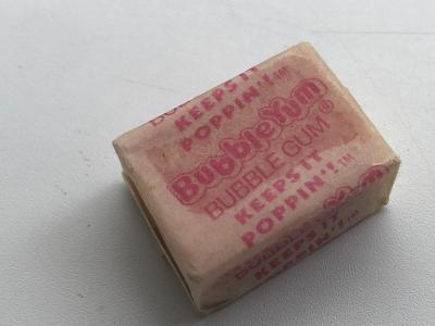 Stará retro nerozbalená žvýkačka BUBBLE YUM - Chewing Gum