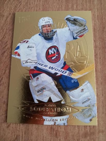 Fleer ultra gold medailion 95/96 - Tommy Soderstrom - Sportovní hokejové karty