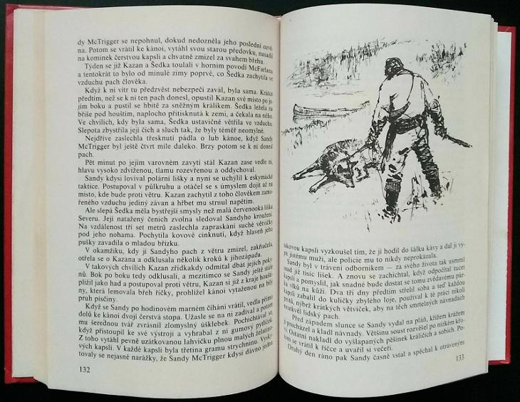 James Oliver Curwood - VLČÁK KAZAN  (ilustrace Gustav Krum) - Knihy a časopisy