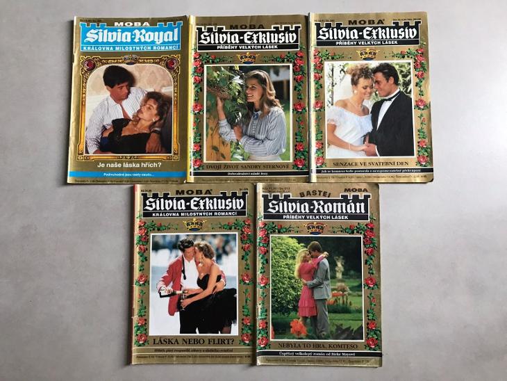milostné romány Silvia | 5 knih | Moba | 1992-1998 - Knihy