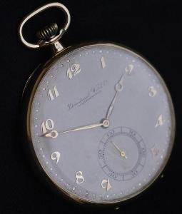 14K Zlaté kapesní hodinky IWC Schaffhausen