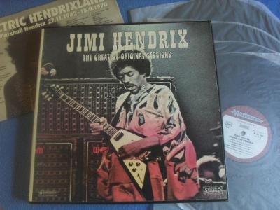 LP Jimi Hendrix - Greatest original sessions Box 4 LP France