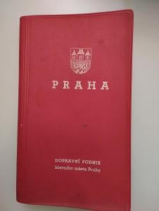 1966*Dopravní podnik hl.m.Prahy*pro vnitřní potřebu*seznam míst 