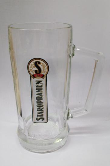 Půllitr Na Pivo S Uchem 0 5l Staropramen Aukro