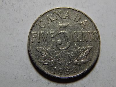 Kanada 5 Cents 1930 VF-XF č30109