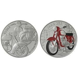 Stříbrná pamětní mince Motocykl Jawa 250 BK  - 2022