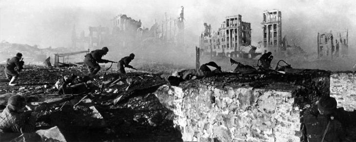 plechová cedule: Stalingrad 1942 - řeka Volha - Sběratelství