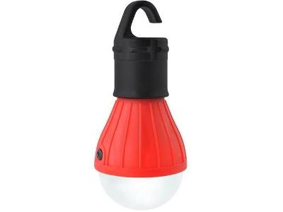 Outdoorová LED žárovka na kempování lampa 0582 červená 