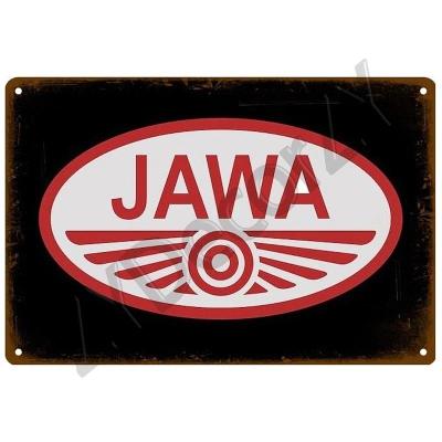 plechová cedule Jawa logo