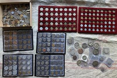 Velká sbírka mincí
