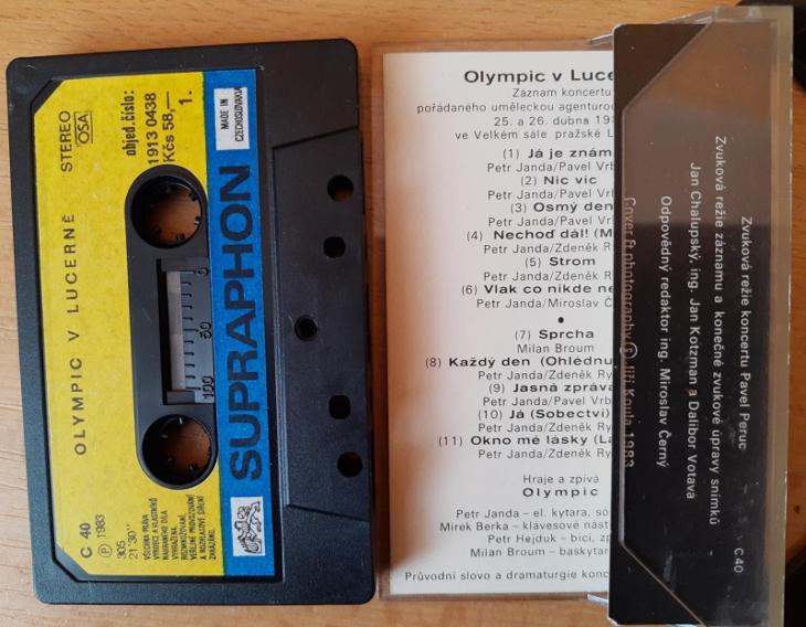 MC OLYMPIC - V LUCERNĚ / 1983 - Hudební kazety