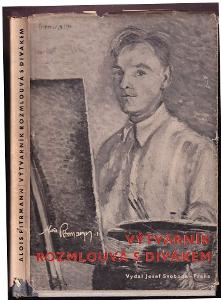 Kniha - Výtvarník rozmlouvá s divákem / Alois Pitrmann, malíř (1945)