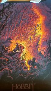 Umělecký tisk The Hobbit: An Unexpected Journey Dan Mumford #136/200