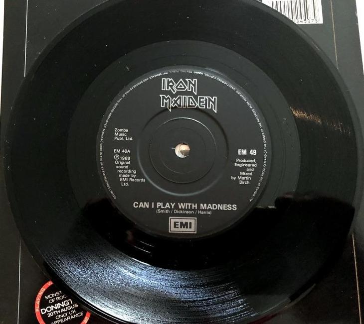 Iron Maiden – Can I Play With Madness /SP/ press. 1988 England - LP / Vinylové desky